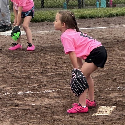 T-Ball action at Bruning Park.